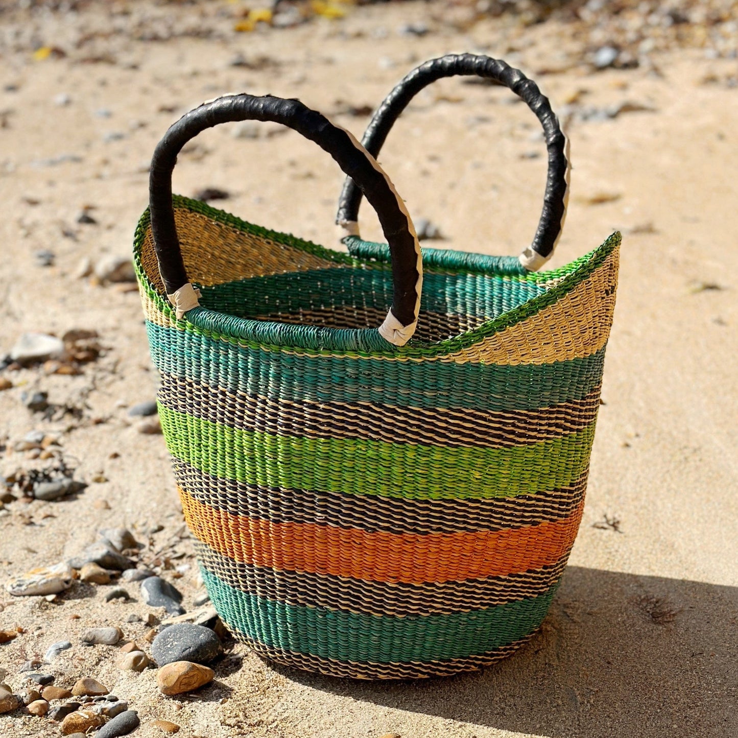 Ghanaian Baskets Bolga Artisan Basket - 20468 20468