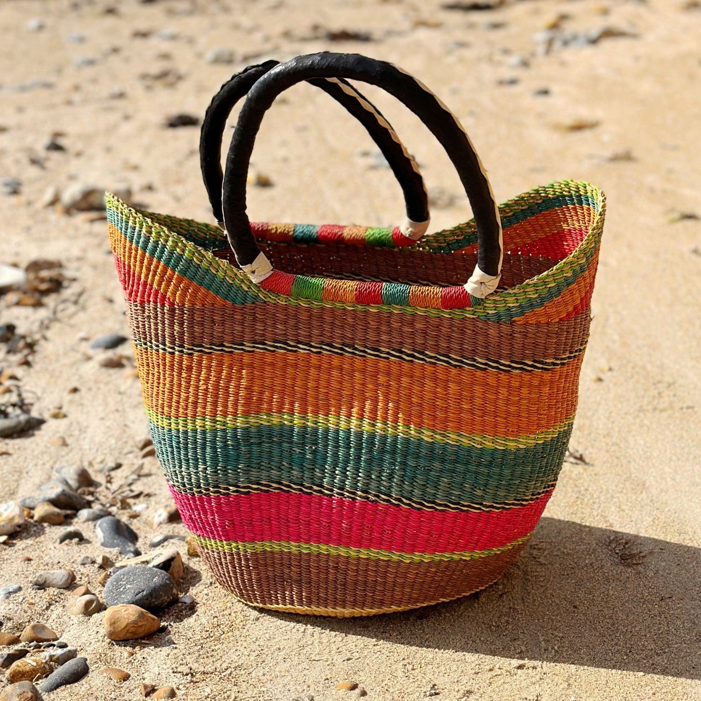 Ghanaian Baskets Bolga Artisan Basket - 20476 20476