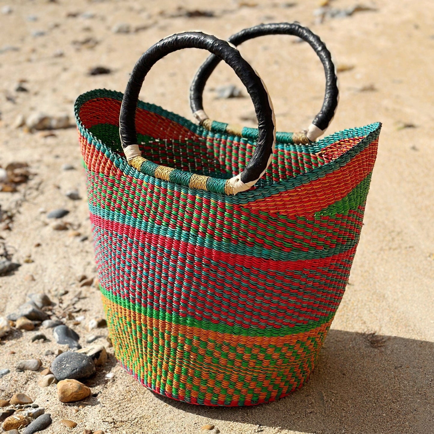 Ghanaian Baskets Bolga Artisan Basket - 20478 20478