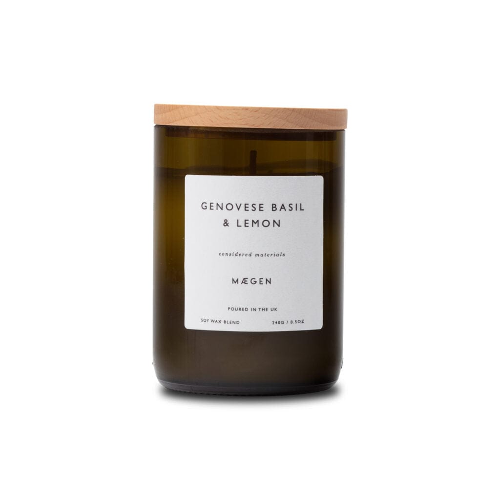 All Year Candles - Orchard 9 oz Genovese Basil & Lemon 21141