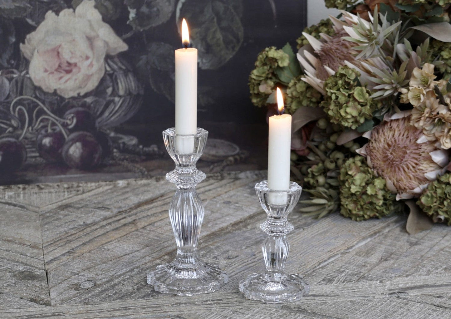 Candlesticks & Candleholders Candlestick - Lace Edge