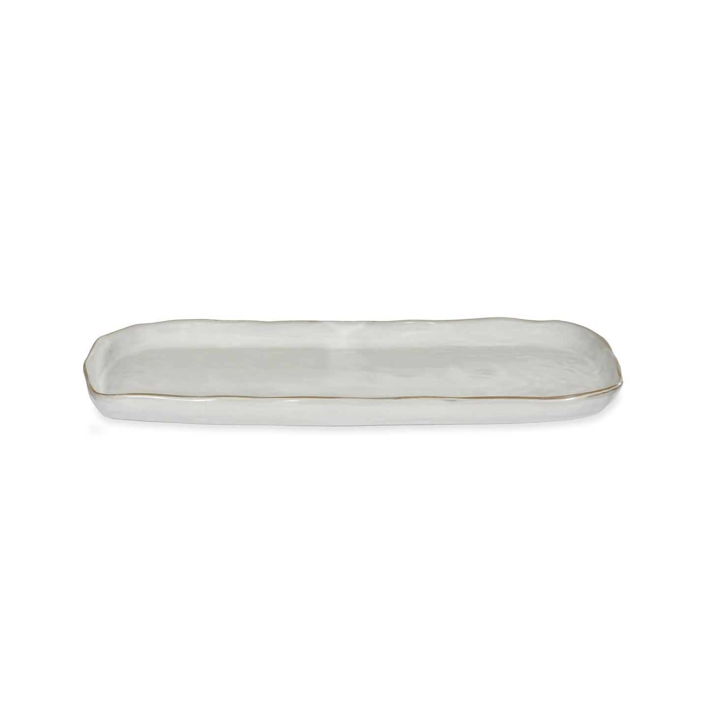 Kitchenalia Ceramic Serving Tray - Ithaca White 24496