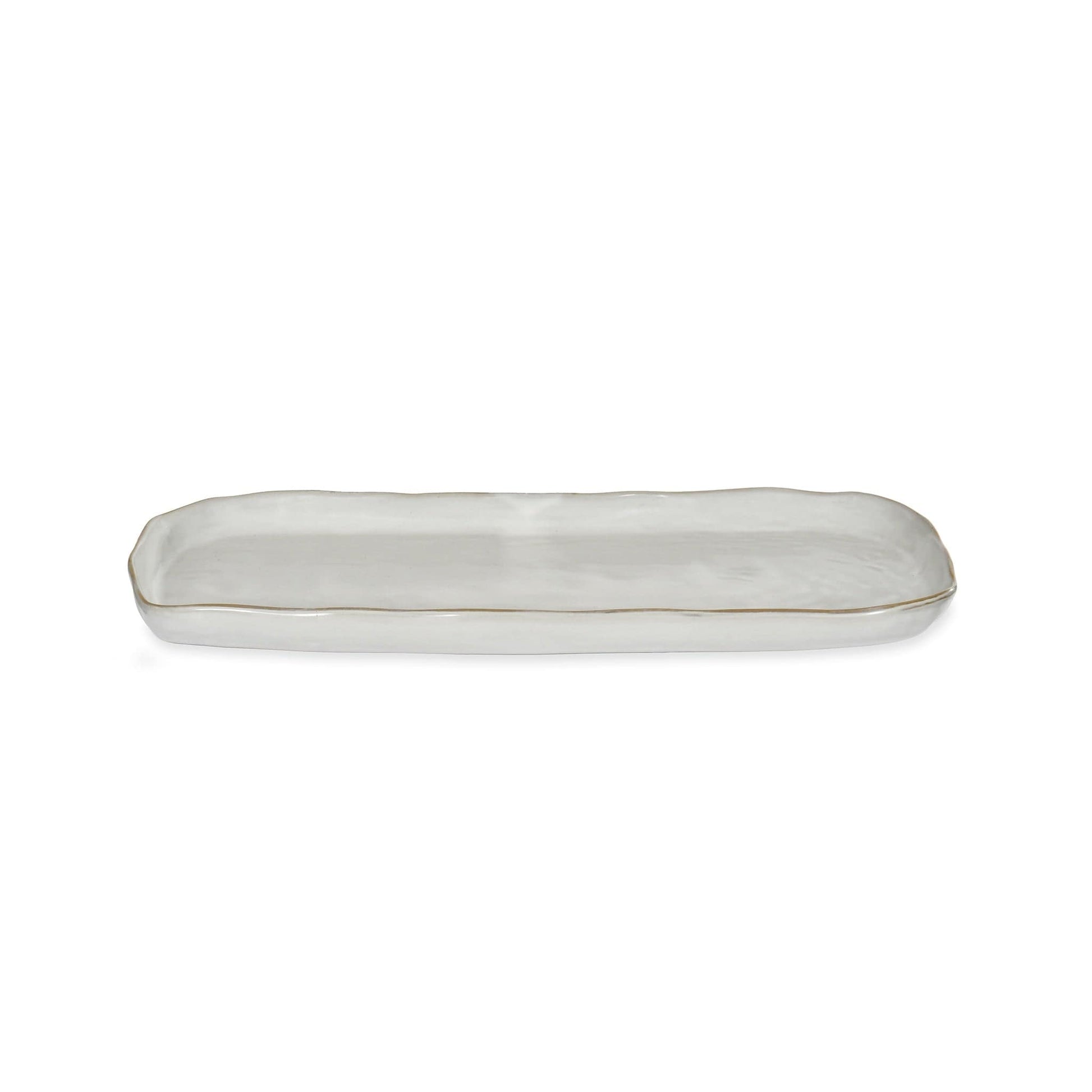 Kitchenalia Ceramic Serving Tray - Ithaca White 24496