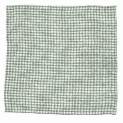 Cloth Checked Linen Napkin Rosemary 24469