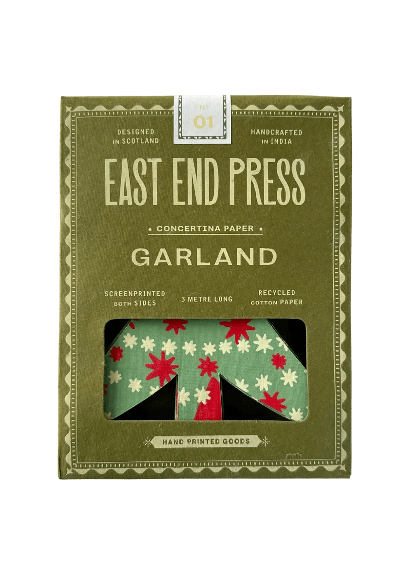 Greetings Cards & Stationery Christmas Trees Concertina Garland 26131
