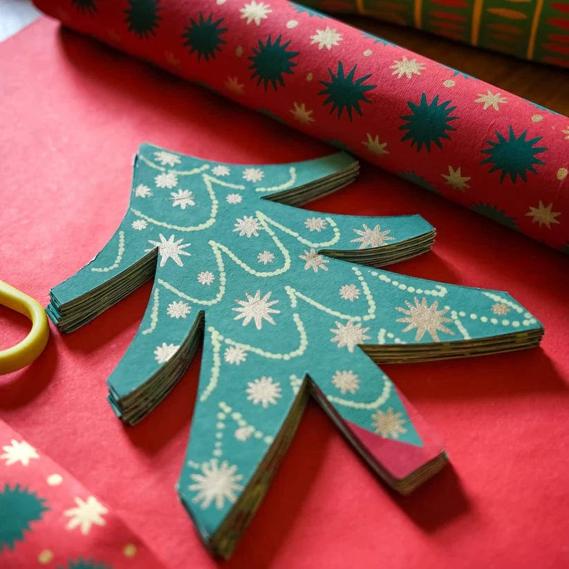 Greetings Cards & Stationery Christmas Trees Concertina Garland 26131