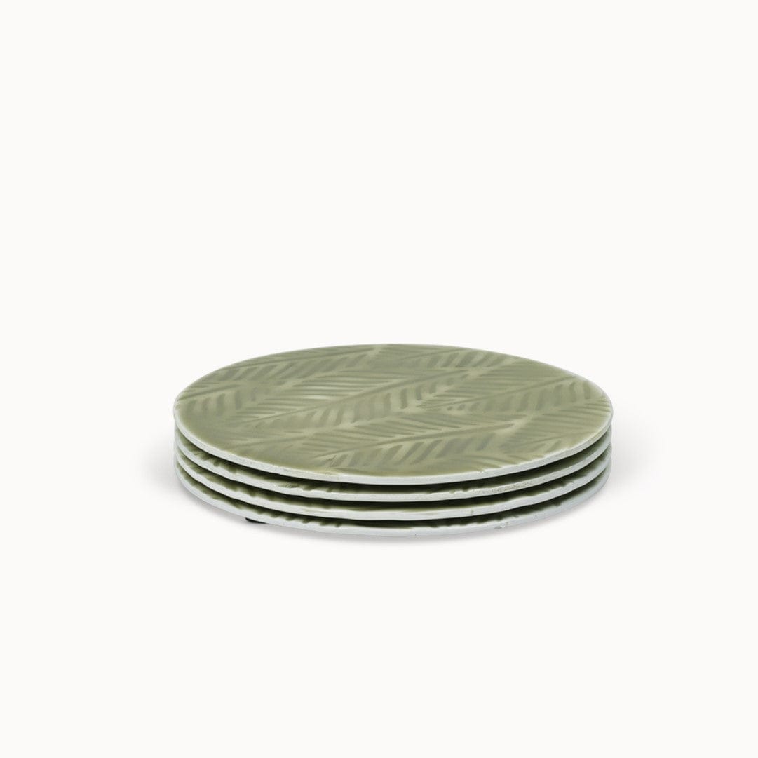 Kitchenalia Coasters - Alvescot - Moss Green - Set of 4 24477