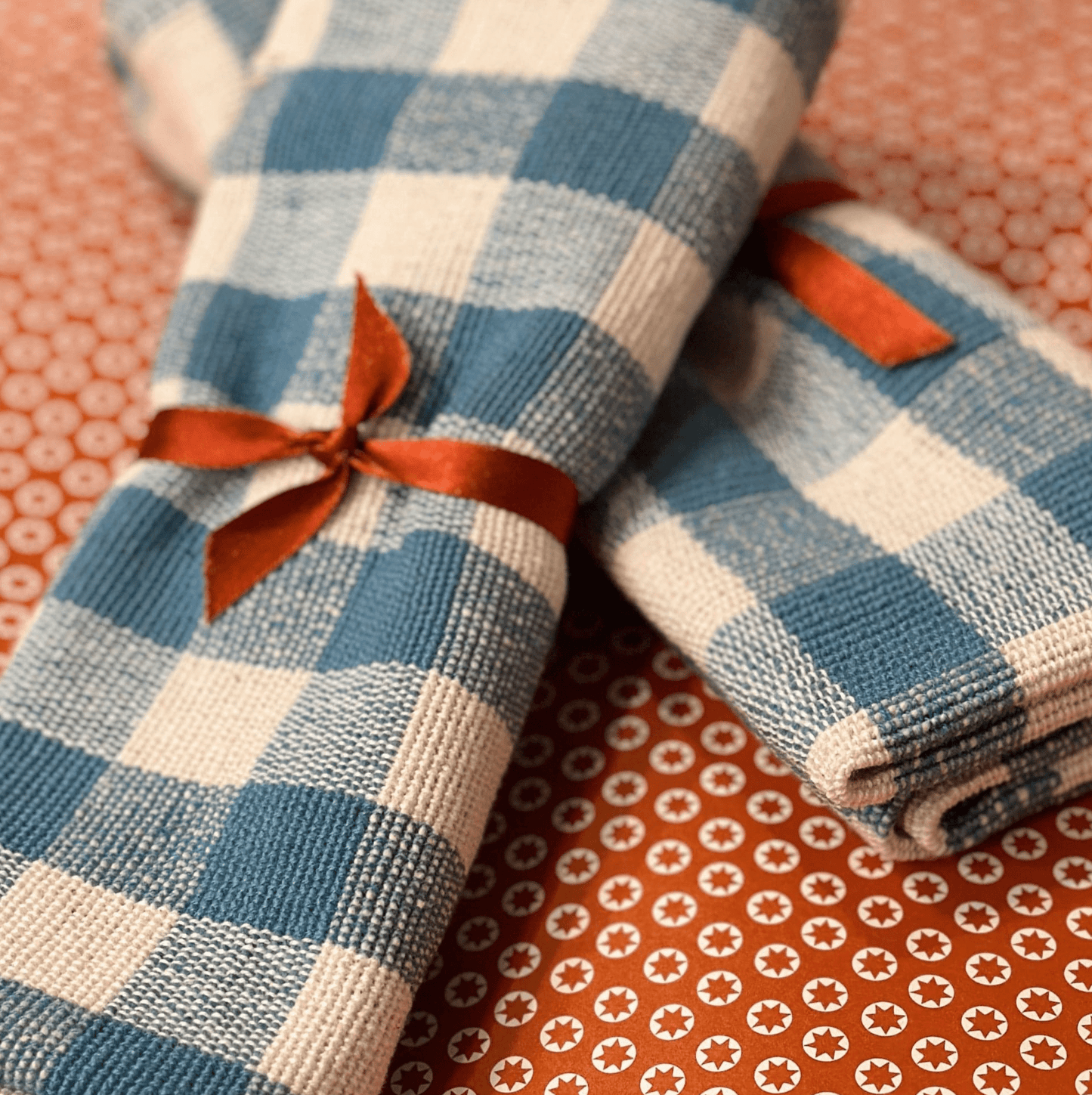 Cloth Cotton Check Napkins 18" x 18"