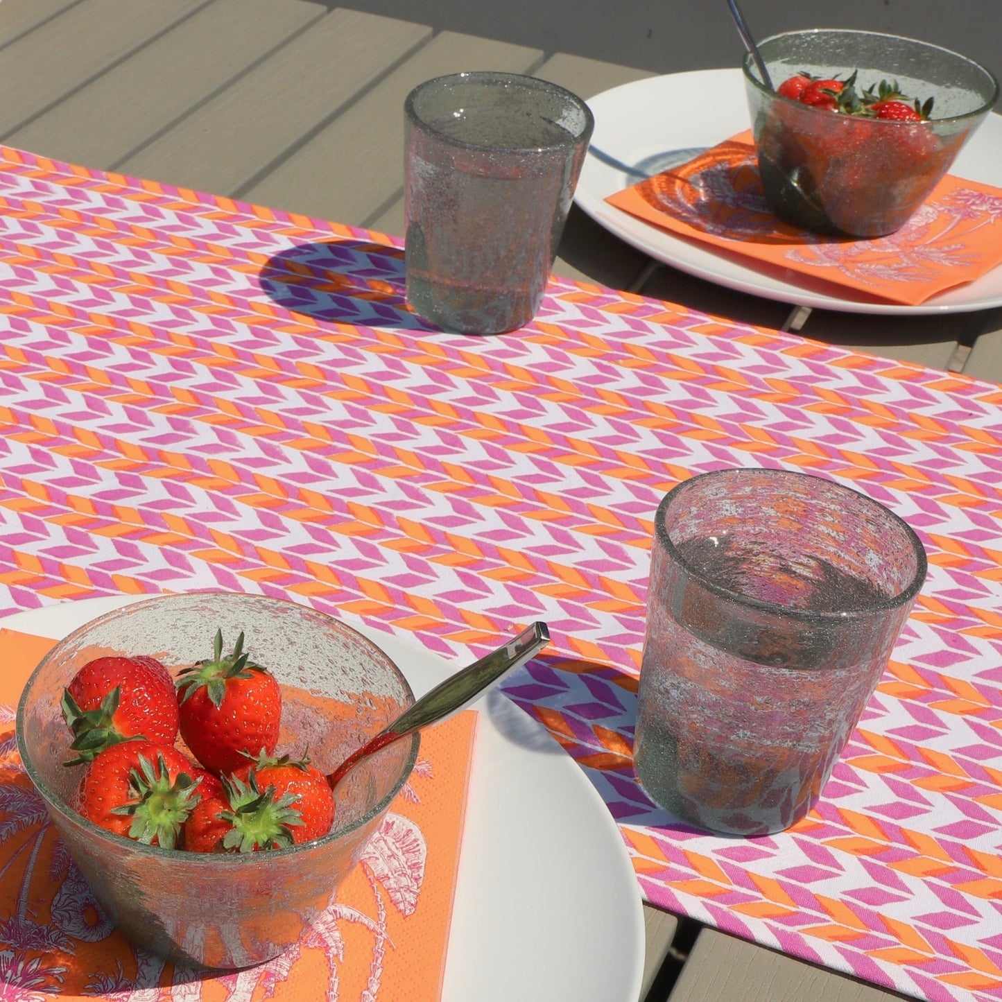 Tablecloths & Napkins Cotton Table Runner - Chevrons