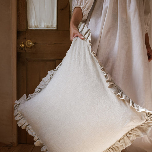 Cushions Cushion - Natural Washed Linen 60x60cm 27053