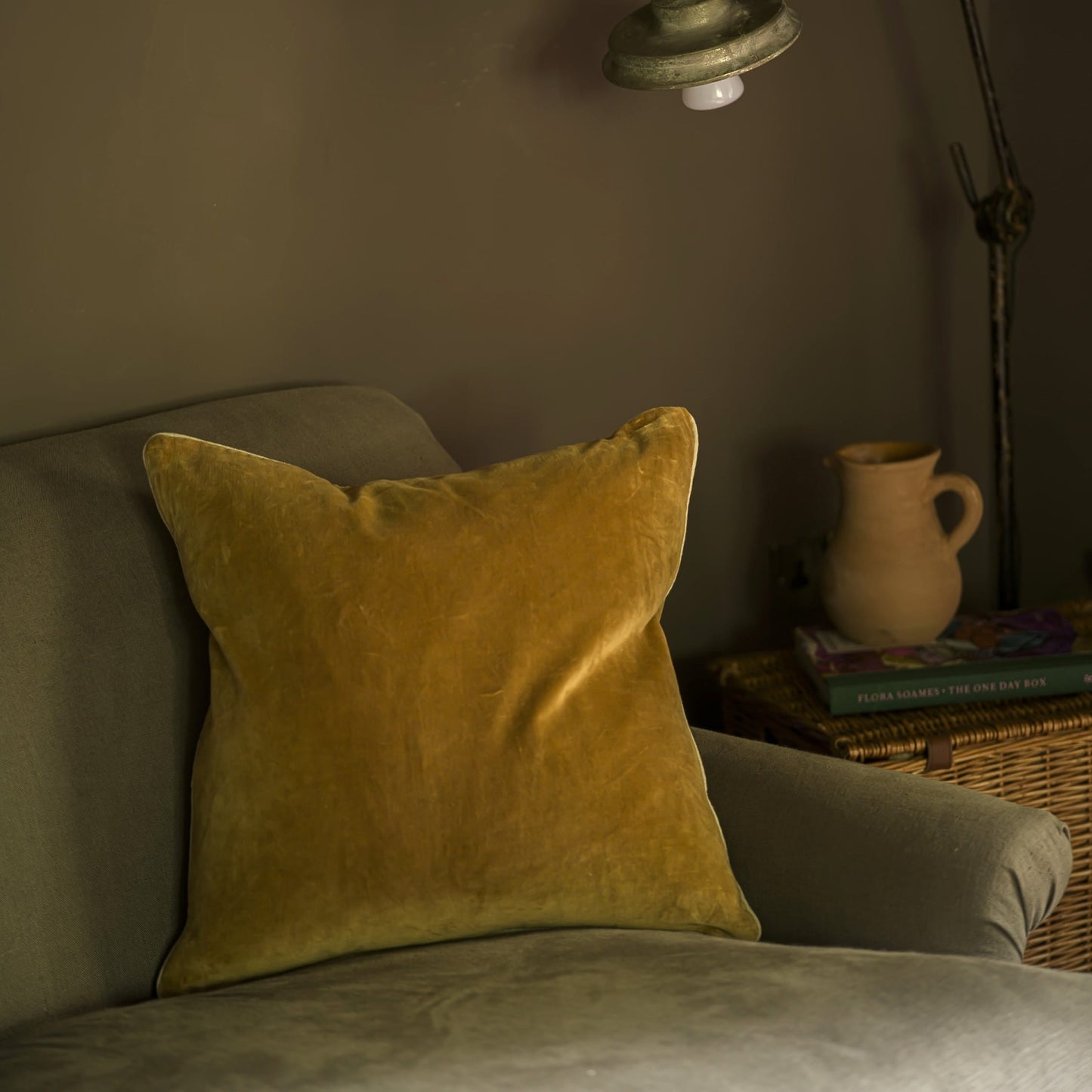 Cushions Cushion - Velvet, Gold 50x50cm 26490