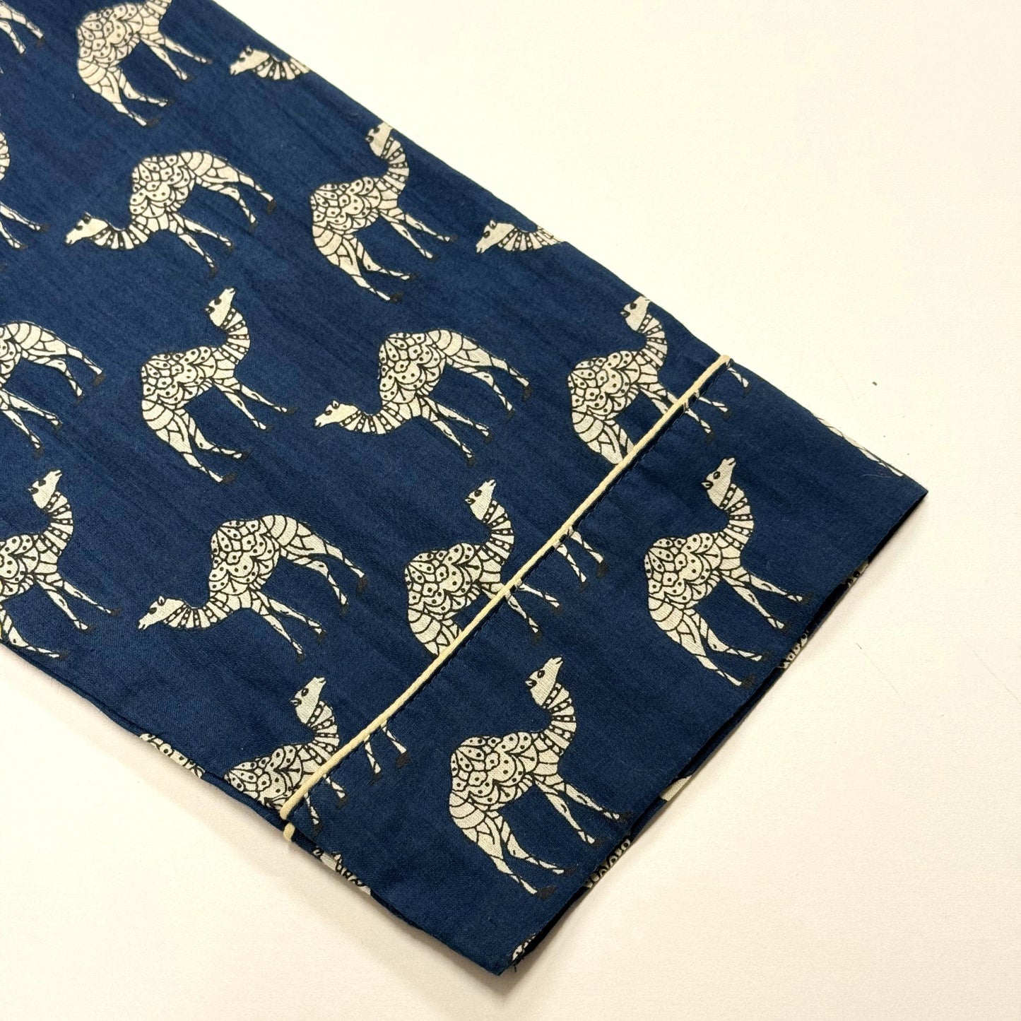 Pyjamas Fine Cotton PJ's - Camels on Navy