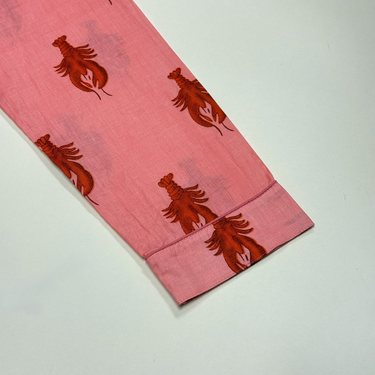 Pyjamas Fine Cotton PJ's - Lobsters on Blush