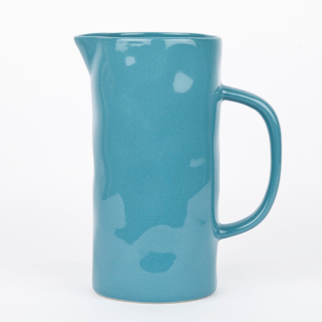 Kitchenalia Hand Painted Stoneware Jug Petrol / medium 21666