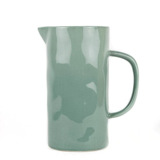 Kitchenalia Hand Painted Stoneware Jug Sage / Large 21655