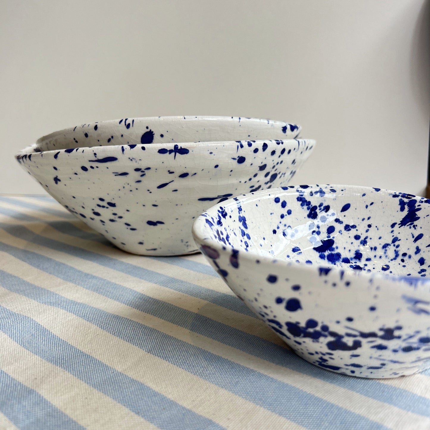 Bowls Handmade Oval Splatter Bowl