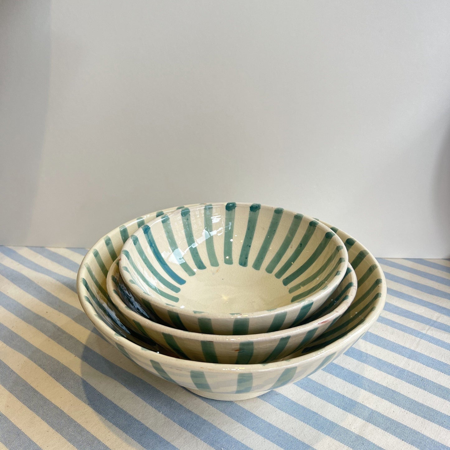 Bowls Handmade Striped Bowls