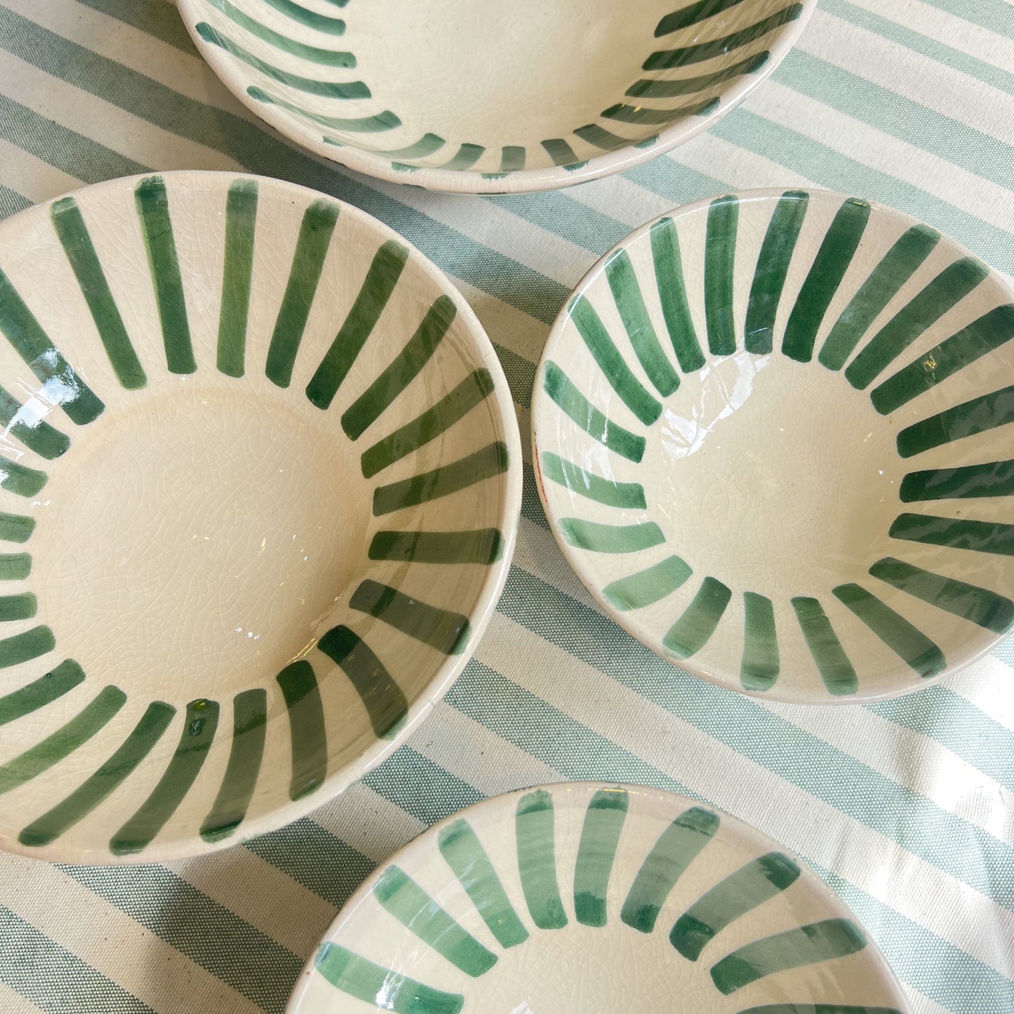 Bowls Handmade Striped Bowls
