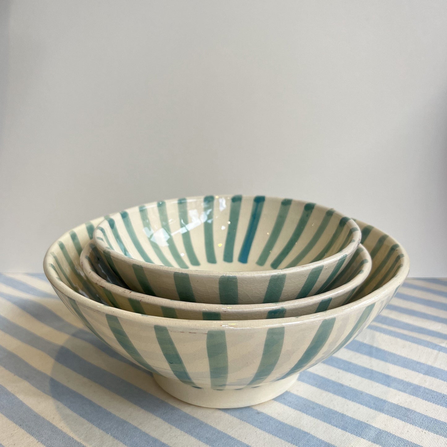 Bowls Handmade Striped Bowls