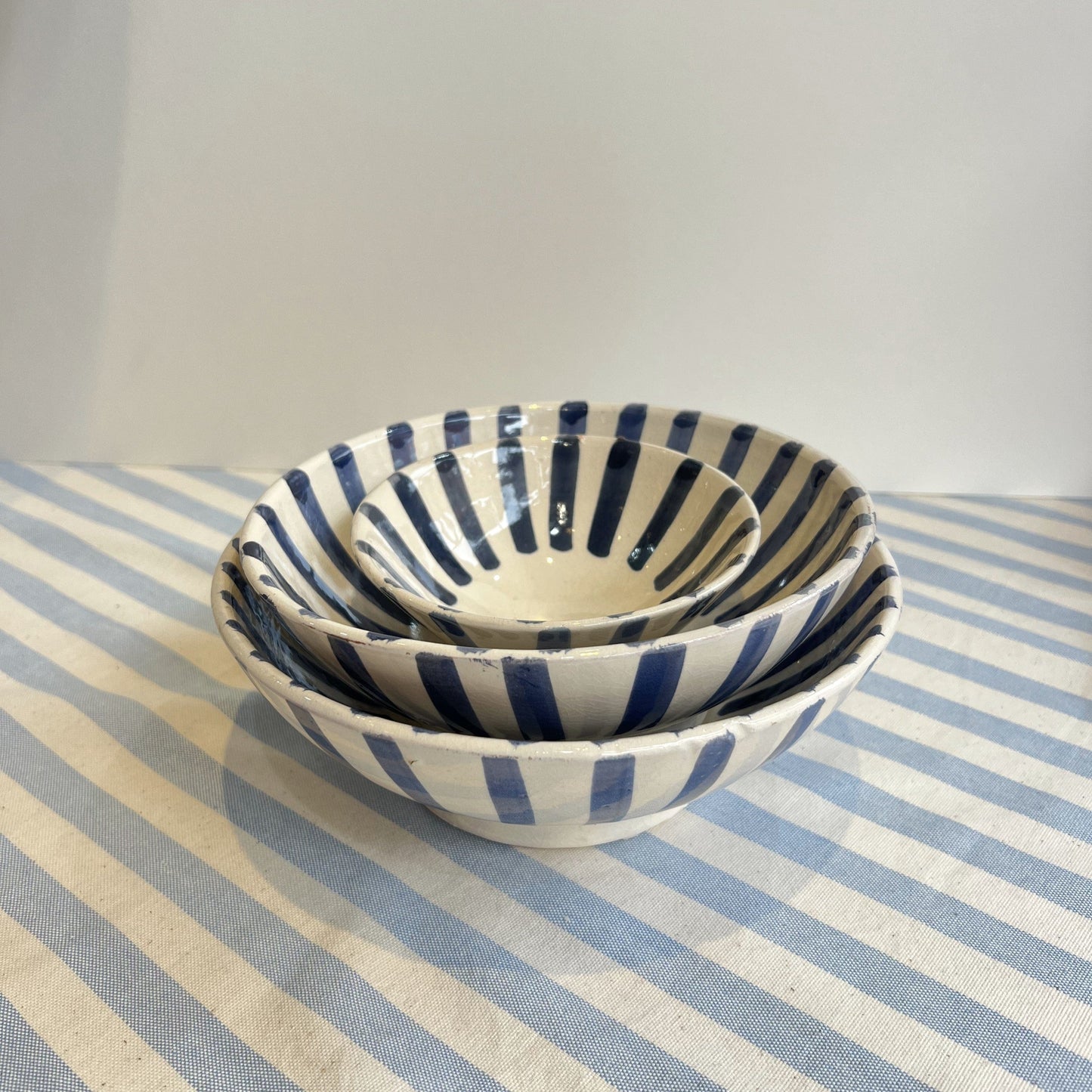 Bowls Handmade Striped Bowls