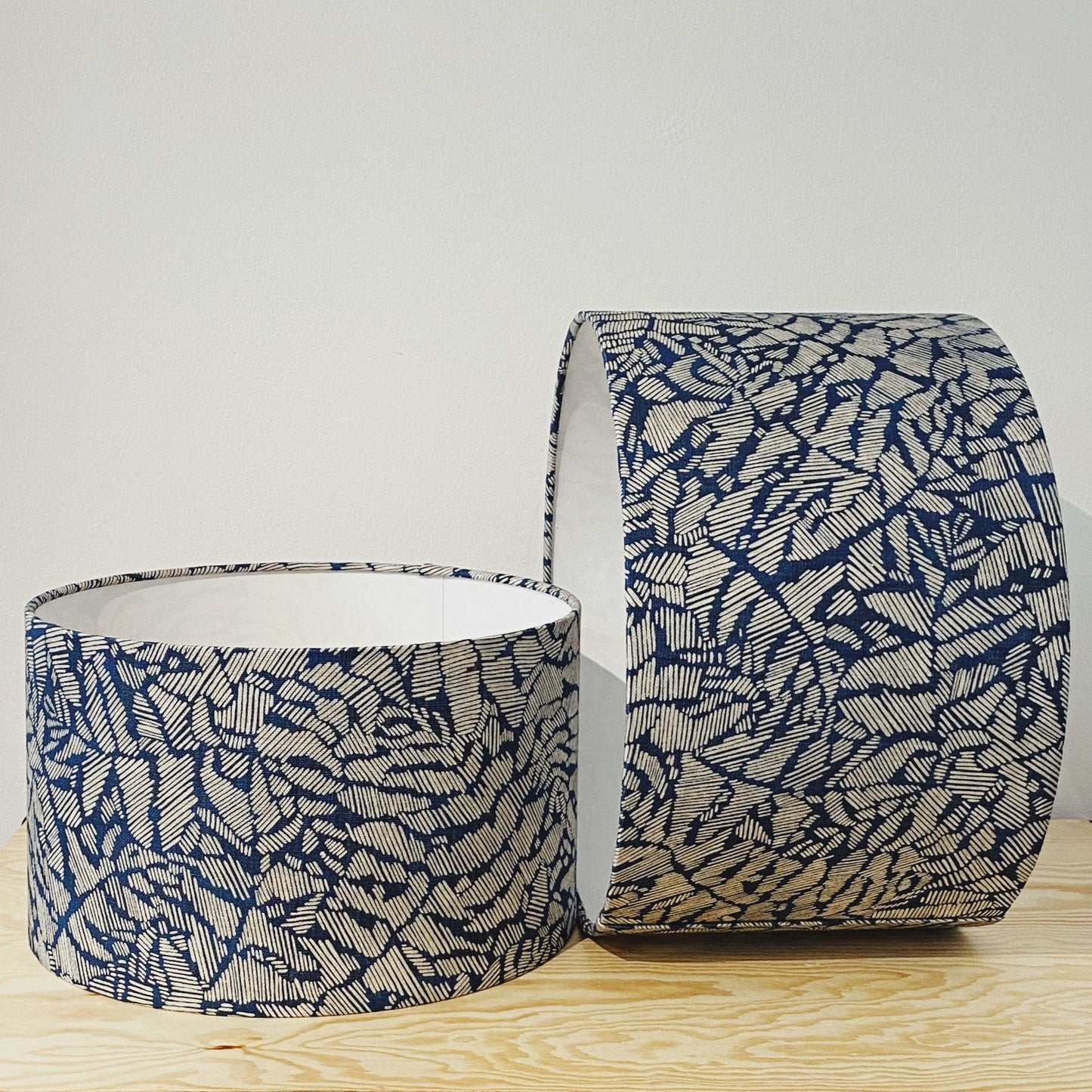 RJH Made Indigo Leaves Lampshade