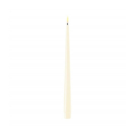 Others LED Shiny Dinner Candle - 2.2 cm x 28 cm. Pack of Two