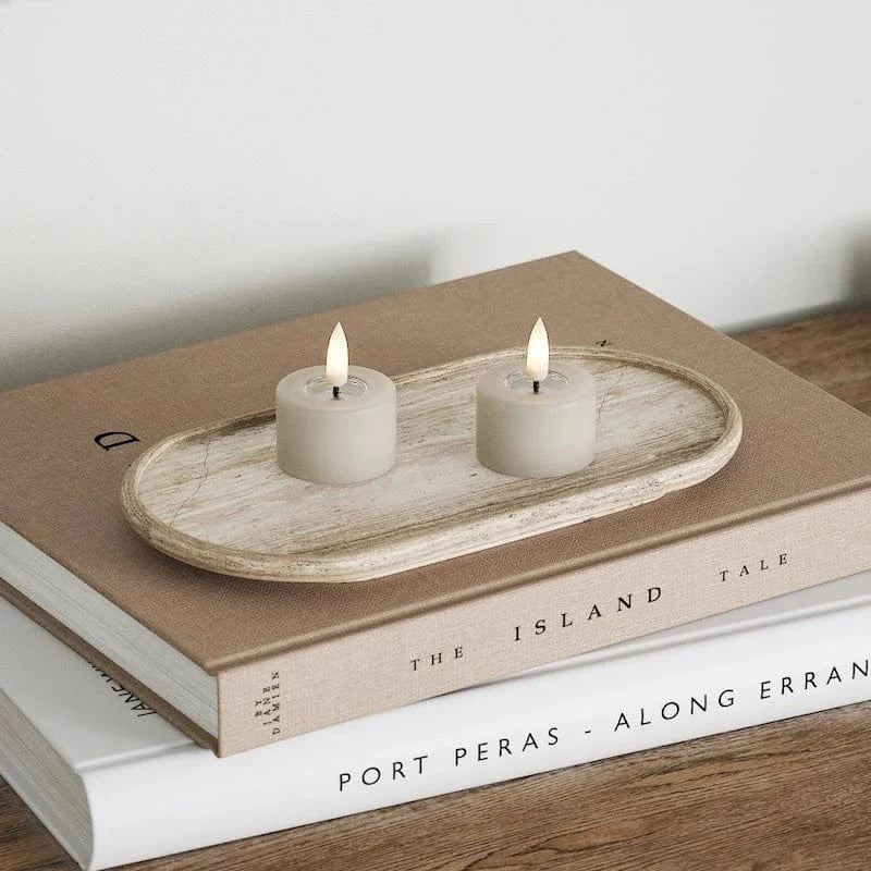 LED Candles LED Tealight Candle - Pack of Two Sand 25928