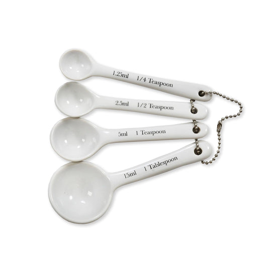 Kitchenalia Measuring Spoons - Rialto White - Set of Four, 24491