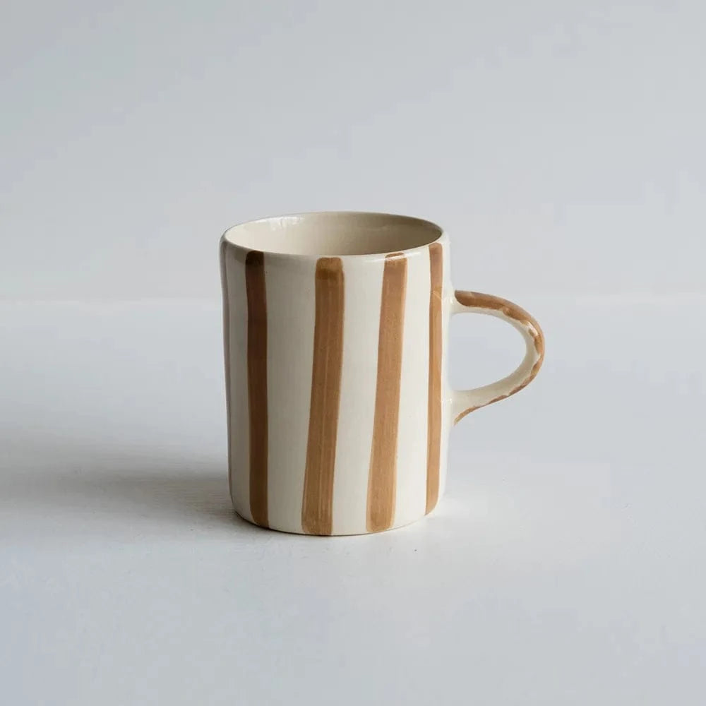 Musango Products Musango Demi Mug - Candy Stripe Latte 21795