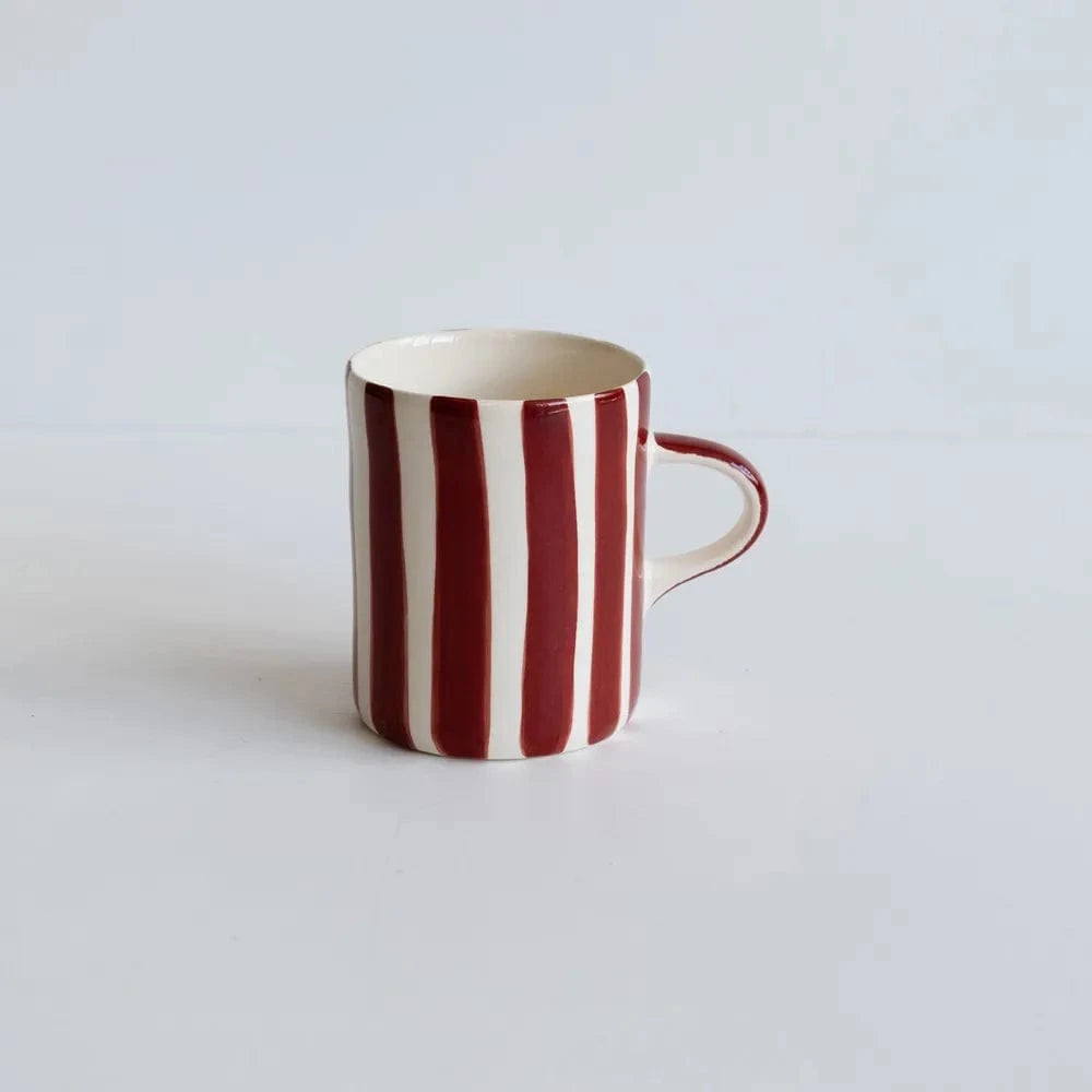 Musango Products Musango Demi Mug - Candy Stripe Paprika 21794