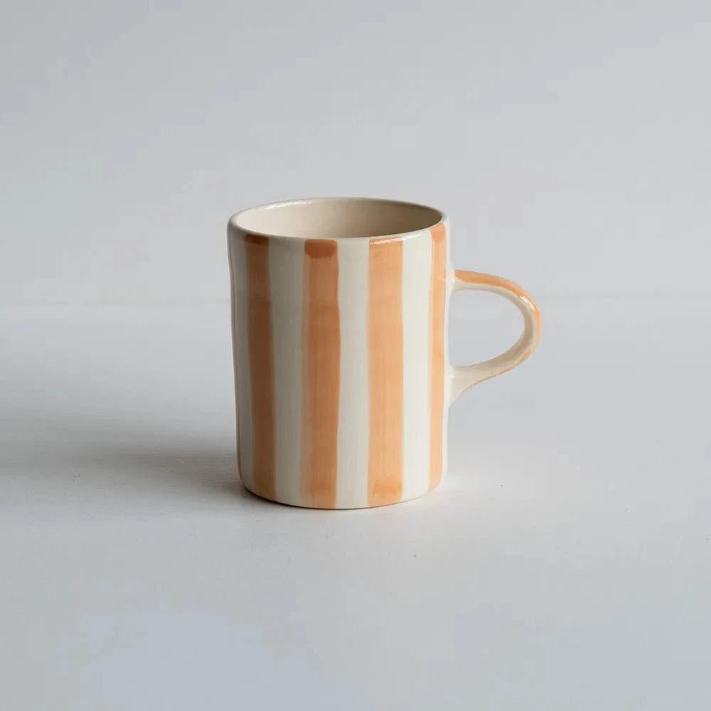 Musango Products Musango Demi Mug - Candy Stripe Peach 23383