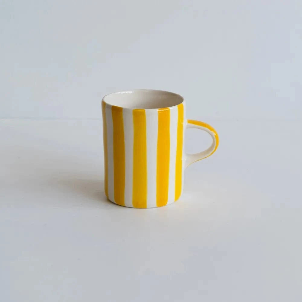 Musango Products Musango Demi Mug - Candy Stripe Turmeric 21791