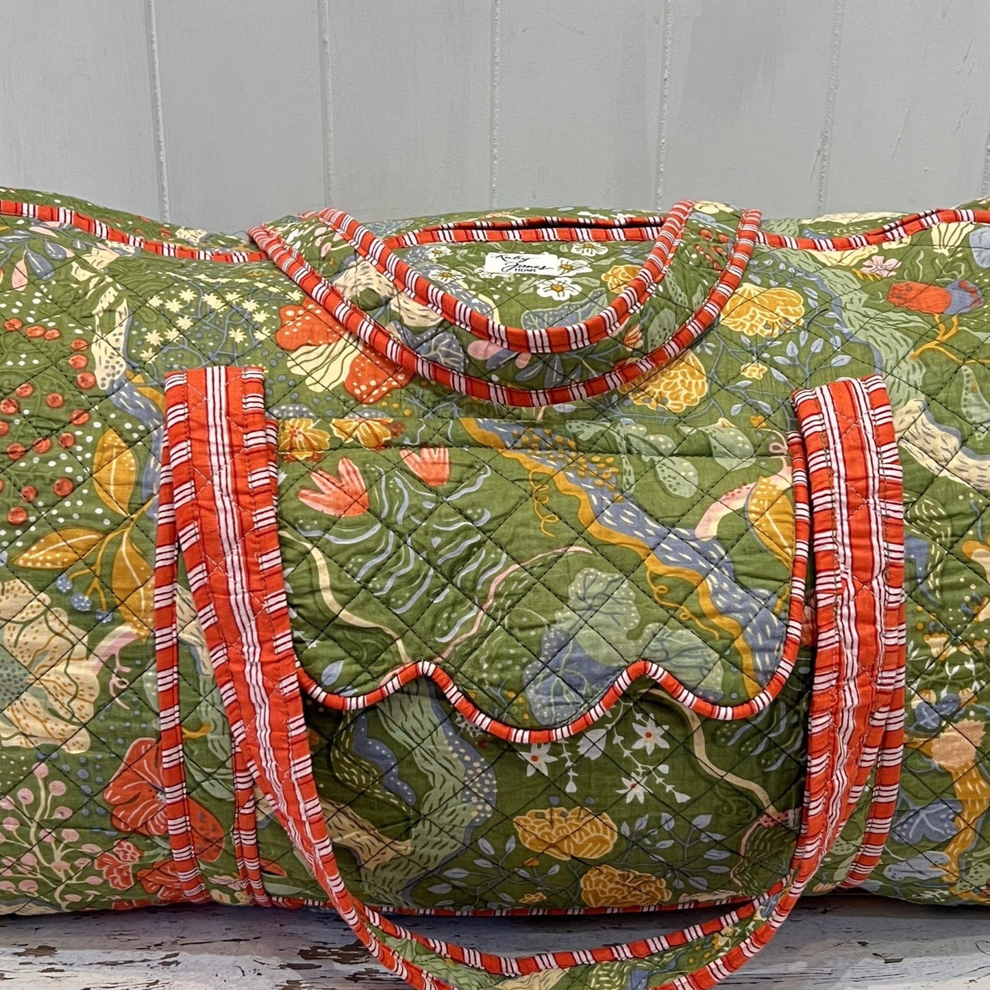 Overnighter Bags Overnighter - Nasturtiums on Green 27768