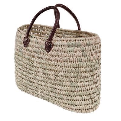 Other Baskets & Hampers Palm Shopping Basket - Short Leather Handles 24487