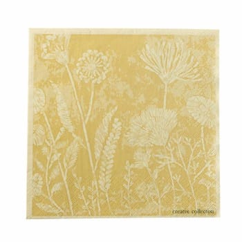 Paper Paper Napkins - Faustina Yellow 28180