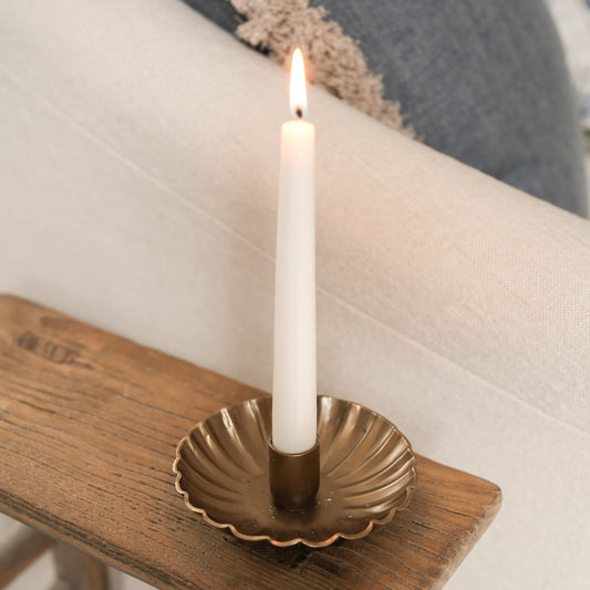 Pillar Candle Holders Scalloped Candle Holder 23463