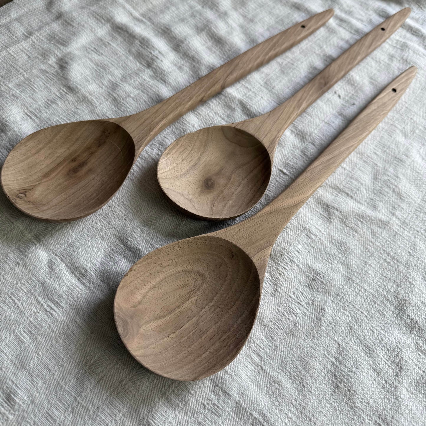 Kitchenalia Serving Spoon - Walnut Long Handle 25247