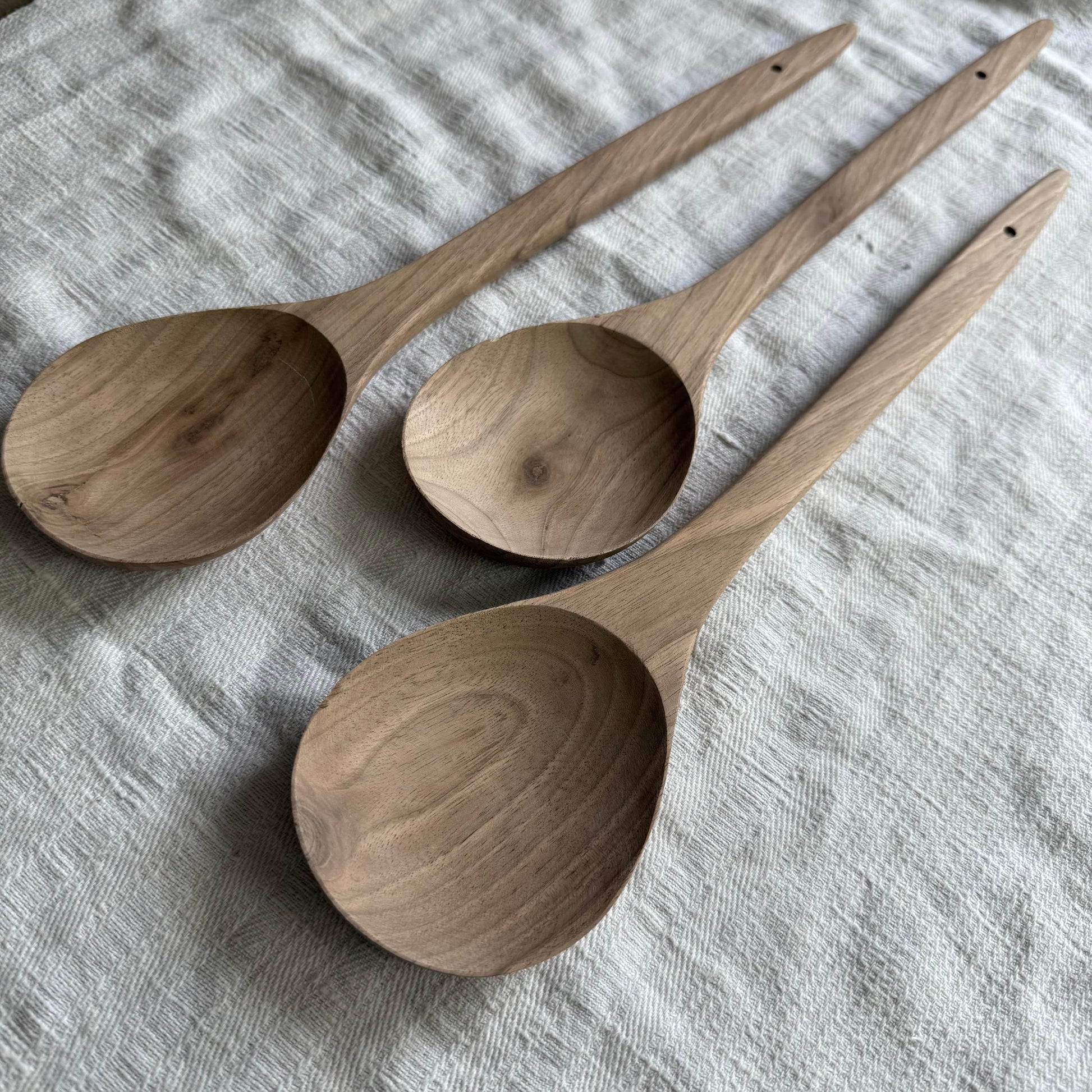 Kitchenalia Serving Spoon - Walnut Long Handle 25247