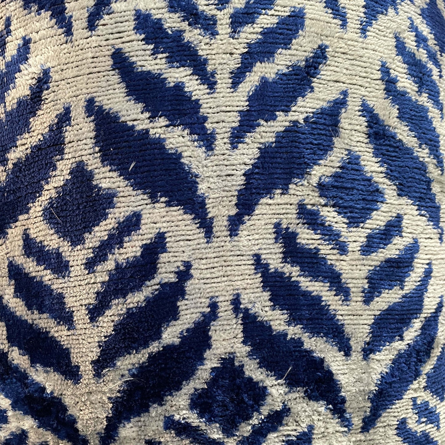 Cushions Silk Velvet Cushion - Inky Leaves 20087