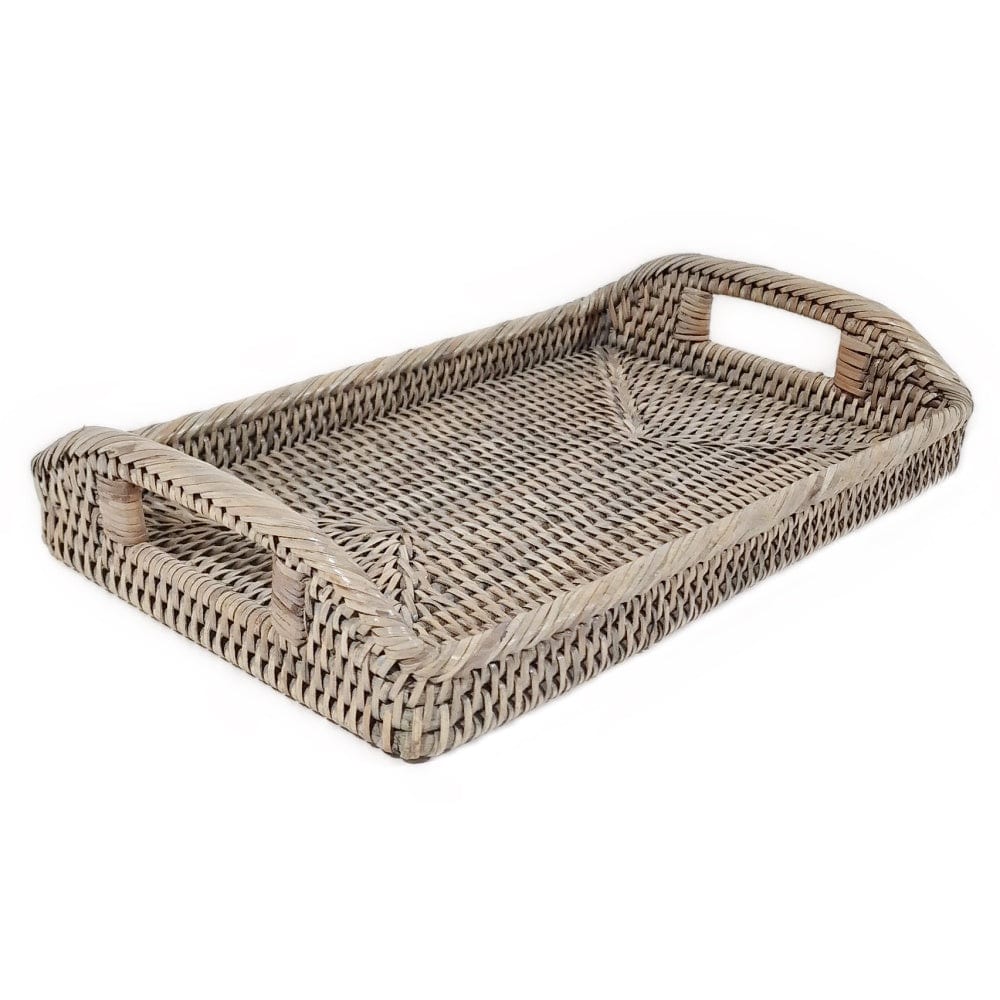 Kitchenalia Small Oblong Rattan Breakfast Tray 19891