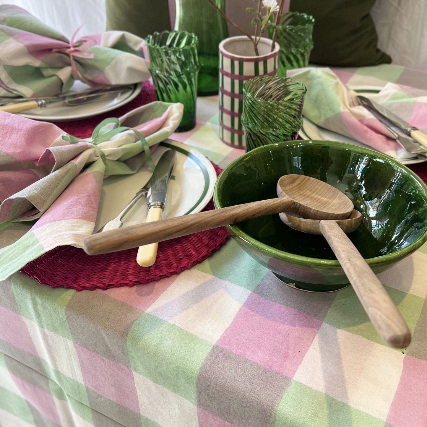 Tablecloths Tablecloth - Sorbet Check - Beautifully Imperfect Medium 230x150 25442