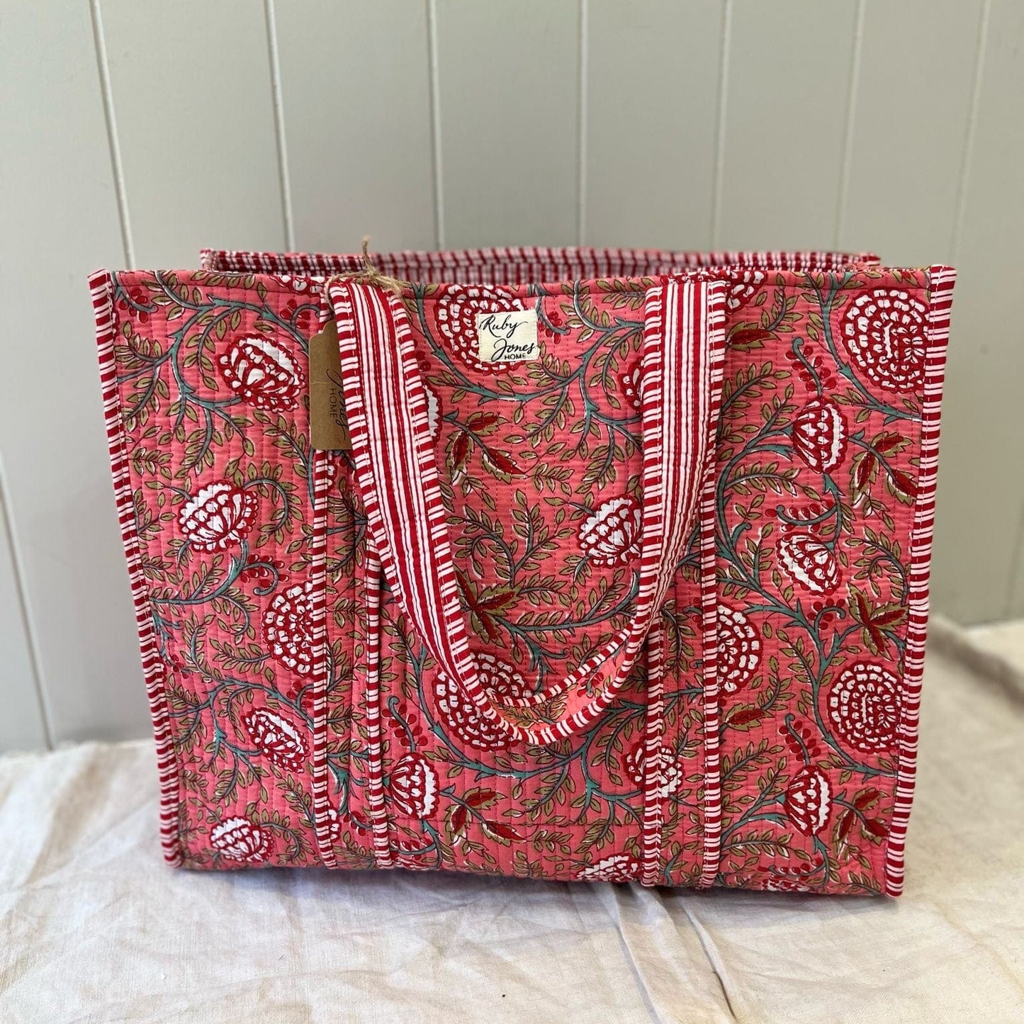Tote Bags Tote - Red Climber on Blush 24282