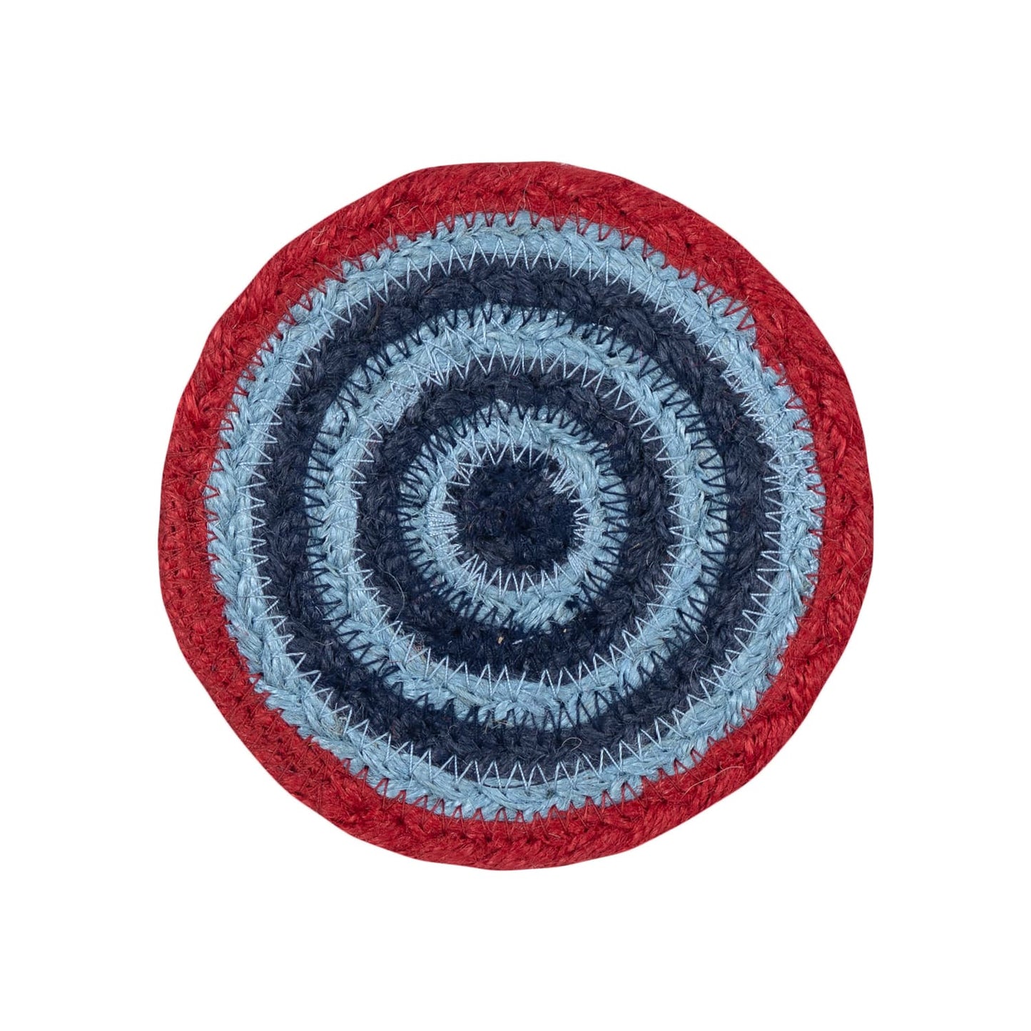 Kitchenalia Tulip Jute Coasters - Set of 6 Blueberry 27479