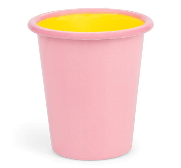 Kitchenalia Utensil Holder, Enamel Rose/Yellow / Small 22151