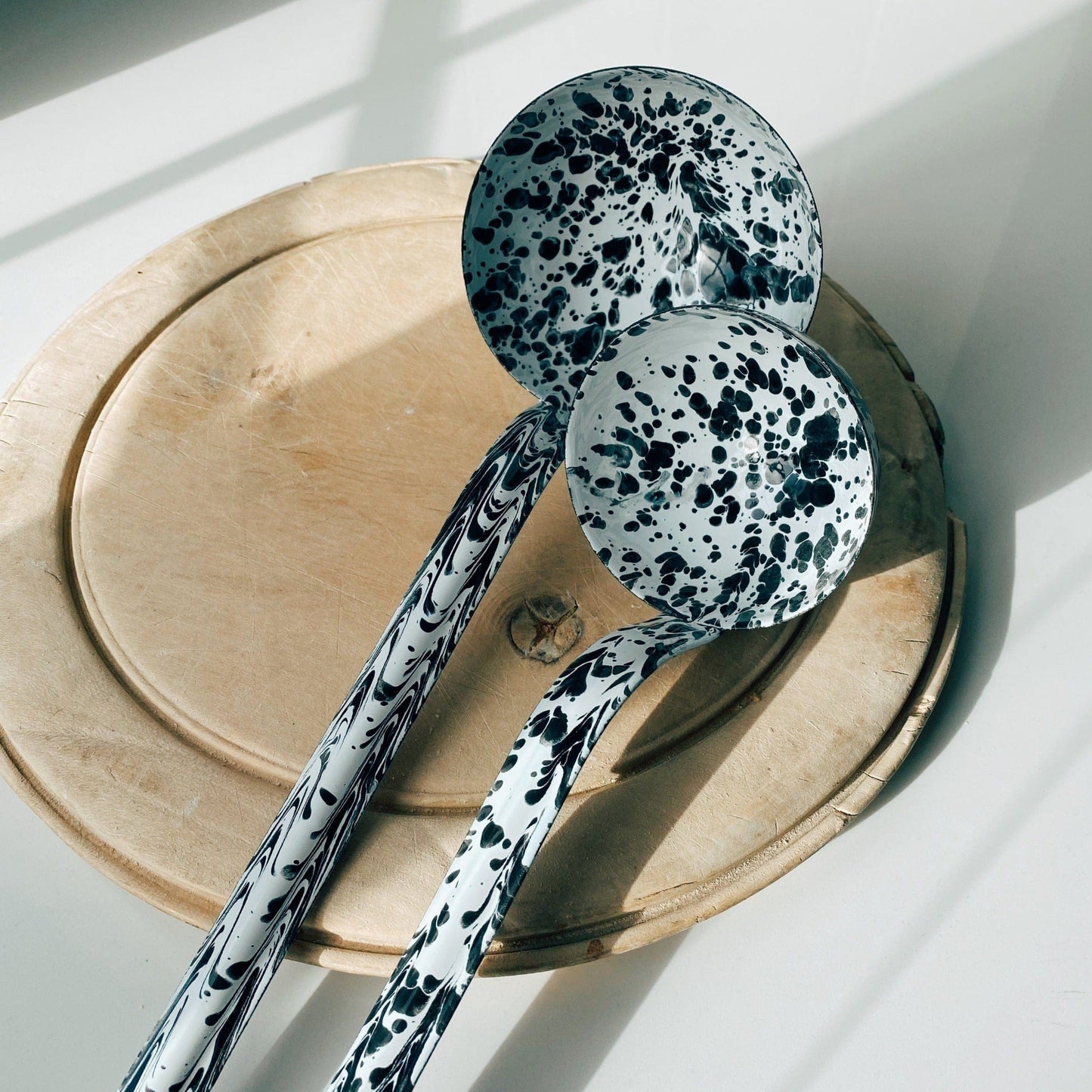 Kitchenalia Enamel Ladle - Splatterware