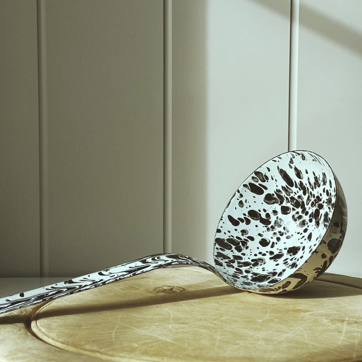 Kitchenalia Enamel Ladle - Splatterware Large 12730