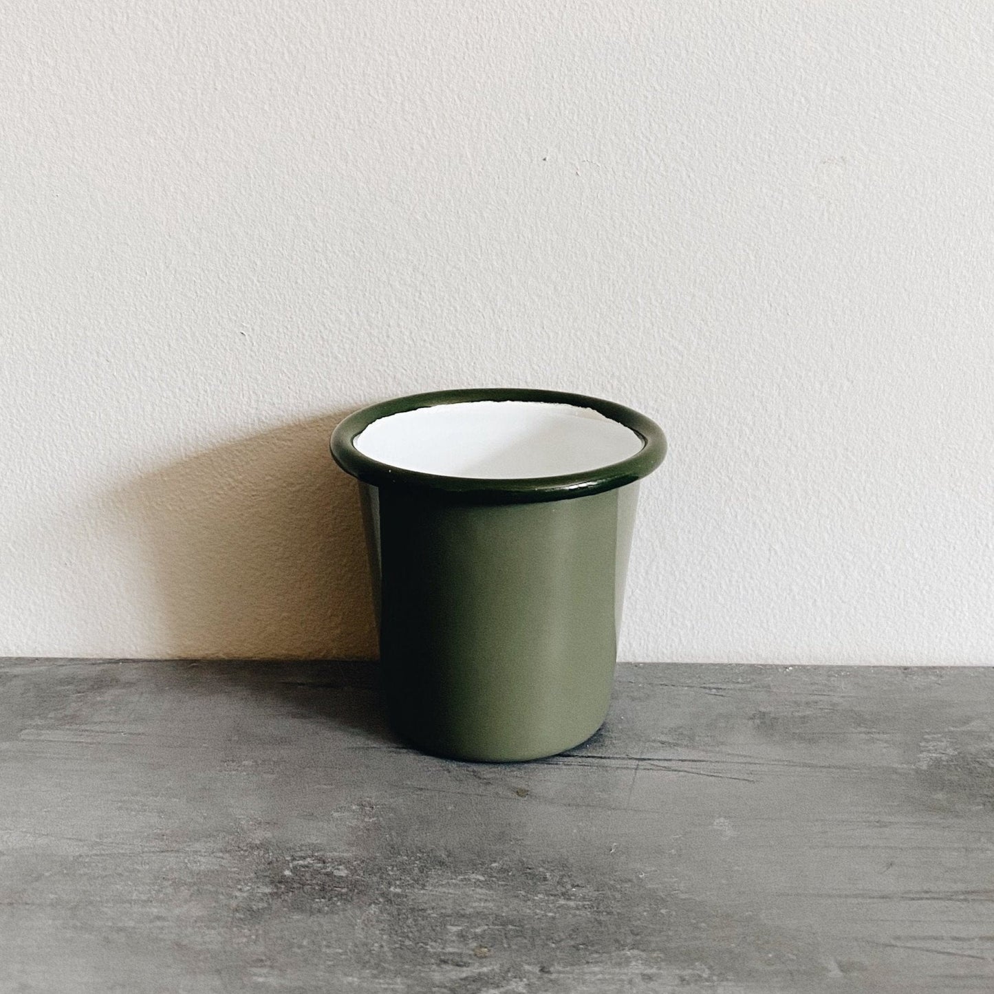 Falcon Enamelware Kitchenalia Enamel Mini Tumblers Sage 11902