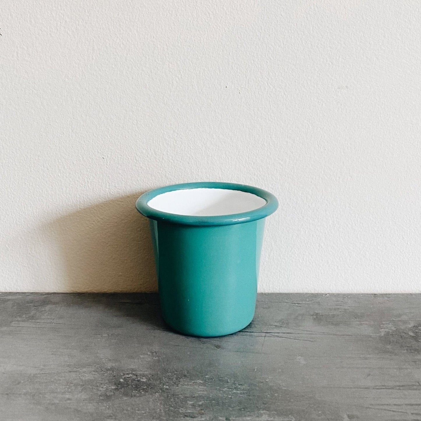 Falcon Enamelware Kitchenalia Enamel Mini Tumblers Spring Green 11904