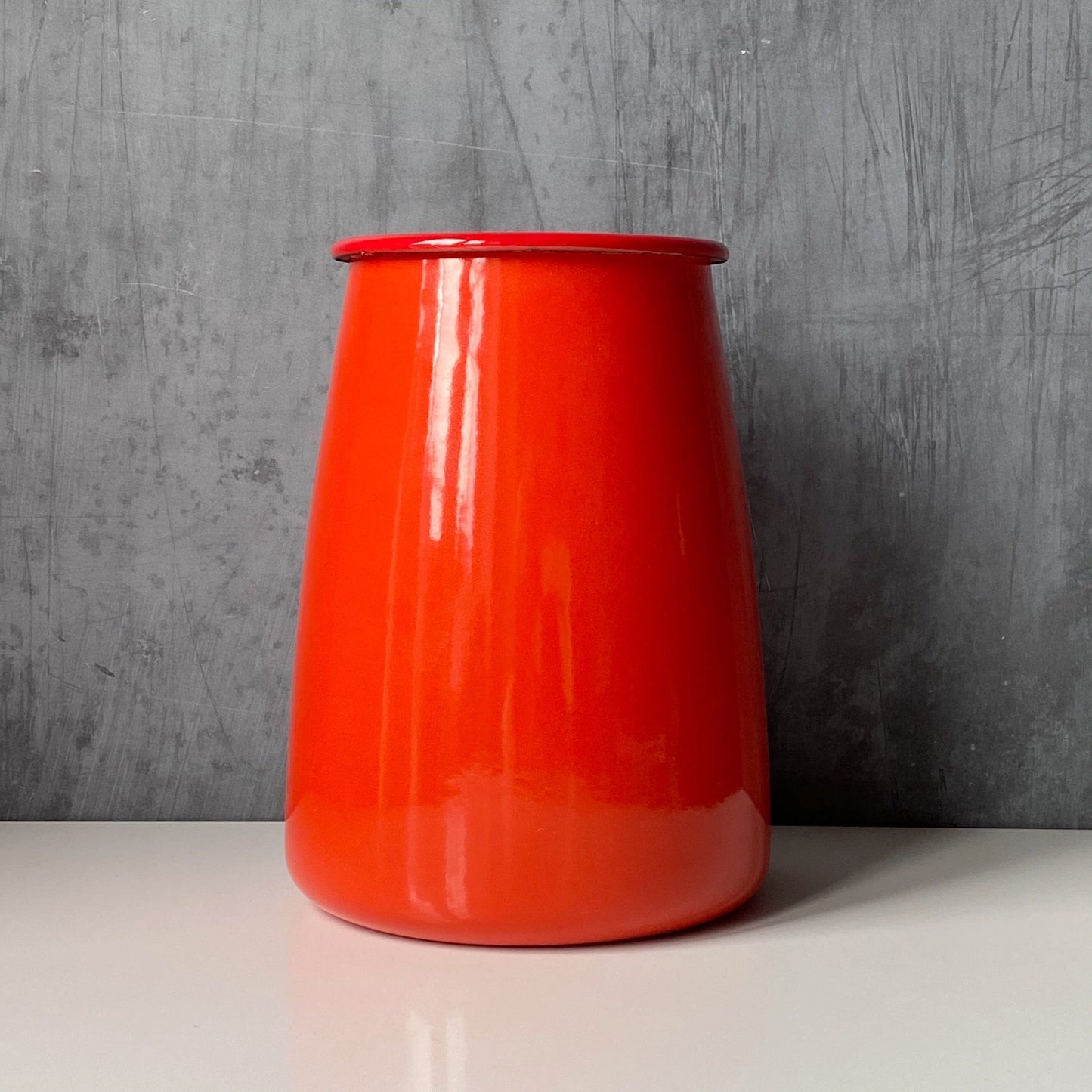 Kitchenalia Enamel Utensil Pot Red 12560