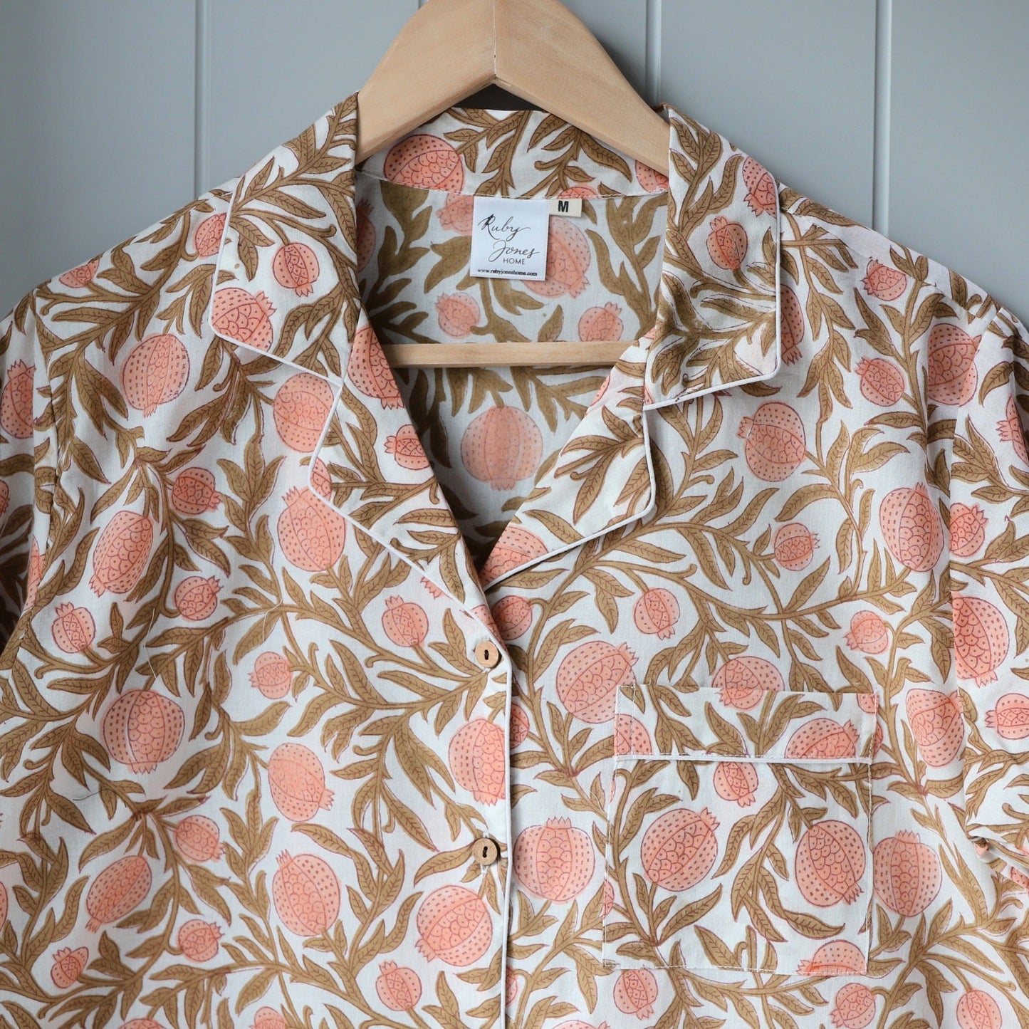 Pyjamas Fine Cotton PJ's - Full Set - Pomegranate